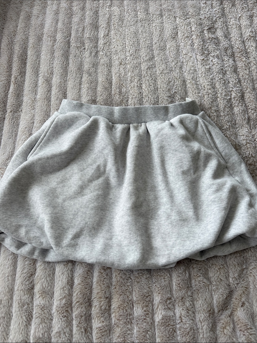 aerie Light Grey Circle Skirt